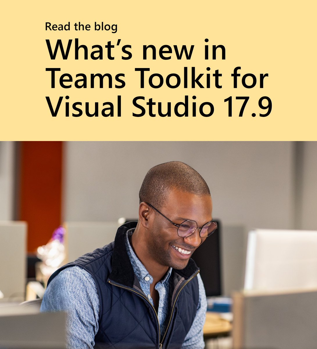 Find out what’s new in Teams Toolkit for Visual Studio 17.9. Discover everything that’s included for .NET developers to build apps for Microsoft Teams in the latest version. #VisualStudio #dotNET #Microsoft365 msft.it/6010cNmlw
