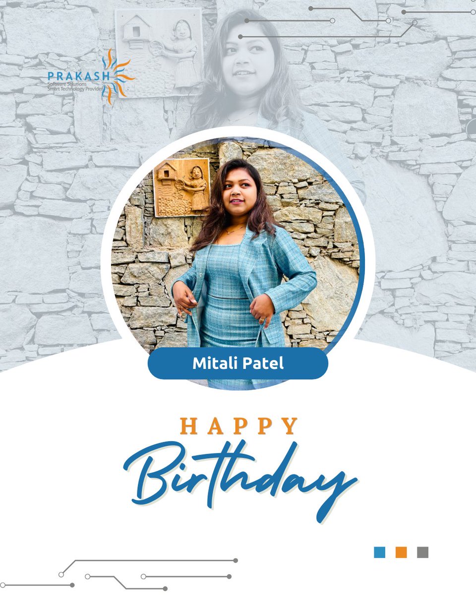 Dear Mitali Patel,

Wishing you a birthday filled with love, laughter, and cherished moments with your loved ones. Birthday greetings from PSSPL Family!

#happybirthday #birthday #prakashsoftware #bestiwshes #bestwishesforyou #bestwishes #employeebirthday #happybirthday