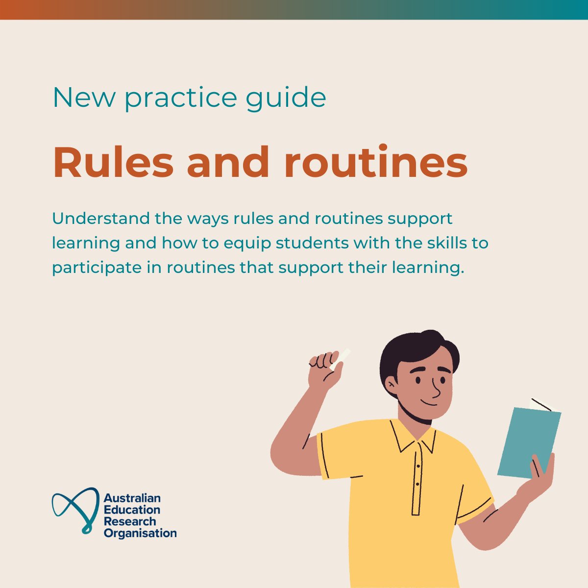 Discover evidence-based strategies for creating focused student engagement in the classroom in our latest practice guide on rules and routines: edresearch.edu.au/guides-resourc…