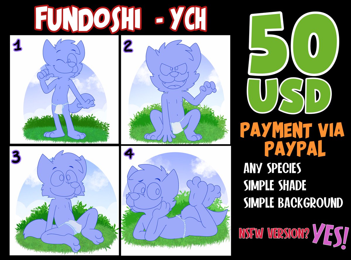 FUNDOSHI- YCH It's time to feel free Send me a message if you are interested and want more information 😄😄 Payment Via Paypal 👈👈
