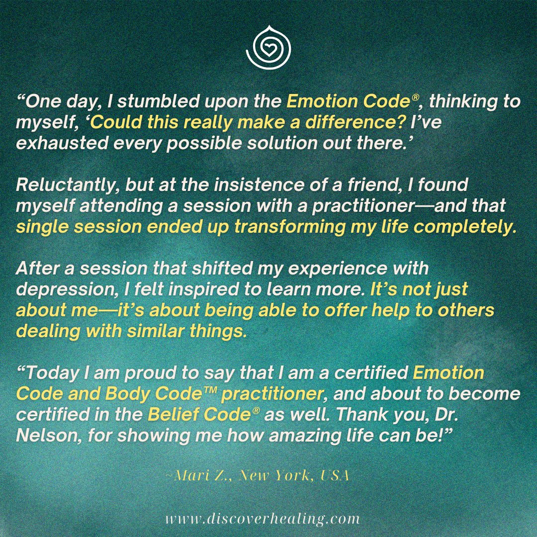 DiscHealing's tweet image. &quot;It’s not just about me—it’s about being able to offer help to others dealing with similar things. &quot; ❤️ 

What&apos;s your &quot;why&quot;? We&apos;d love to know why you decided to become a certified practitioner! #DiscoverEmotionCode #DiscoverBodyCode #DiscoverBeliefCode