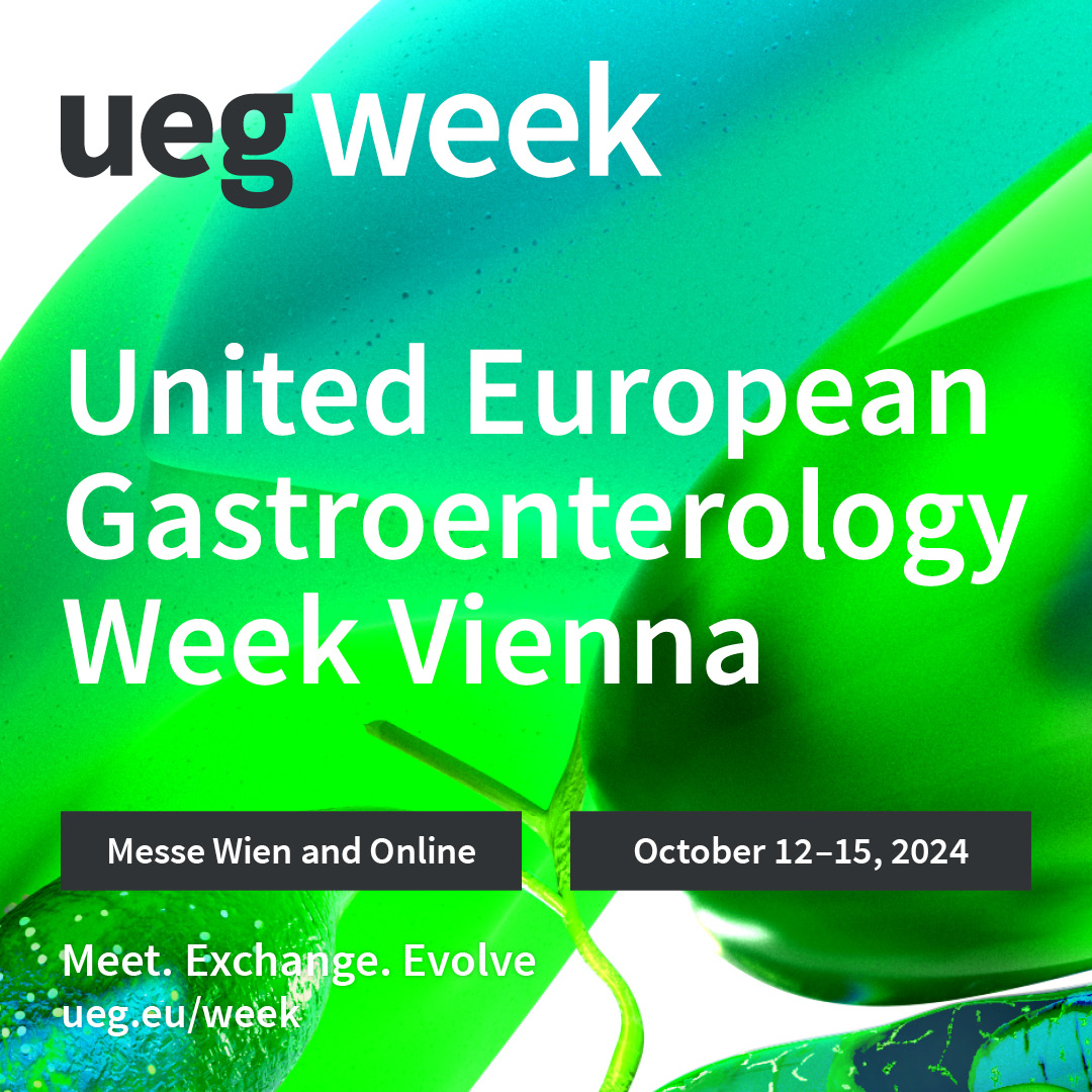 UEG Week 2024 – October 12-15 in Vienna and online The multidisciplinary UEG Week and Postgraduate Teaching (PGT) are the premier venues for researchers from across the globe to present their latest findings. Access the online programme here: ueg.eu/week/programme
