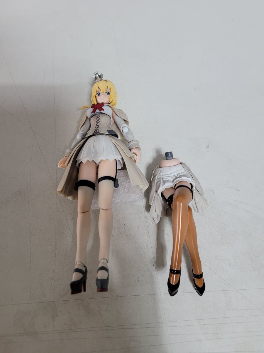 gauri0918's tweet image. Max Factoryで発売されたfigmaのリペインティング実施~!
#max_factory #figma #リペインティング