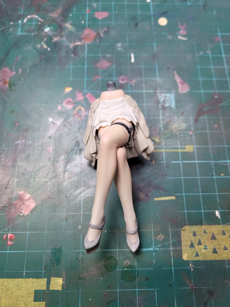 gauri0918's tweet image. Max Factoryで発売されたfigmaのリペインティング実施~!
#max_factory #figma #リペインティング