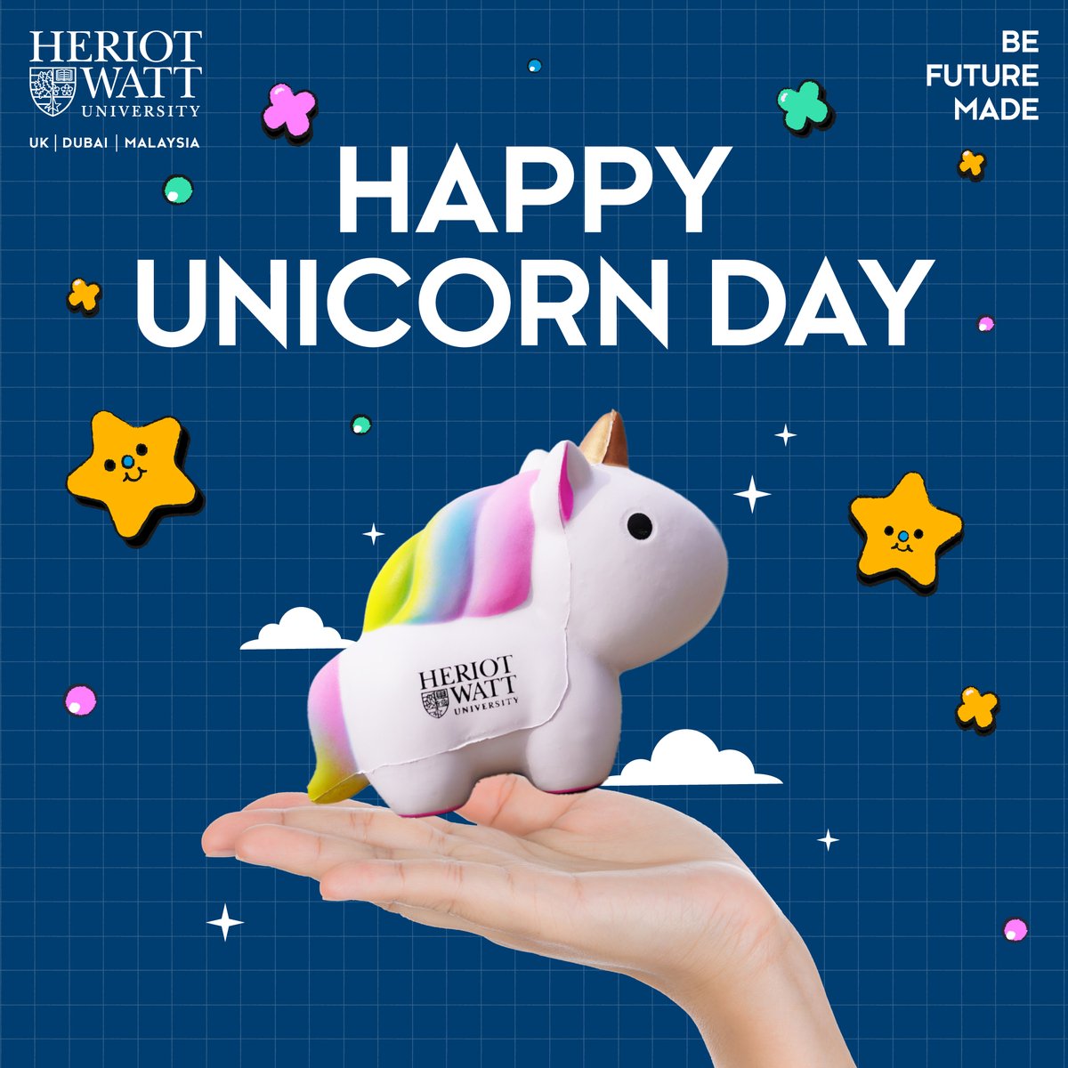 Did you know that the Unicorn is Scotland's national animal? Today we pay homage to this mystical symbol that may look small, but is also a mark of our community's strength and determination in driving our unique purpose into a positive impact. Happy #NationalUnicornDay to all!