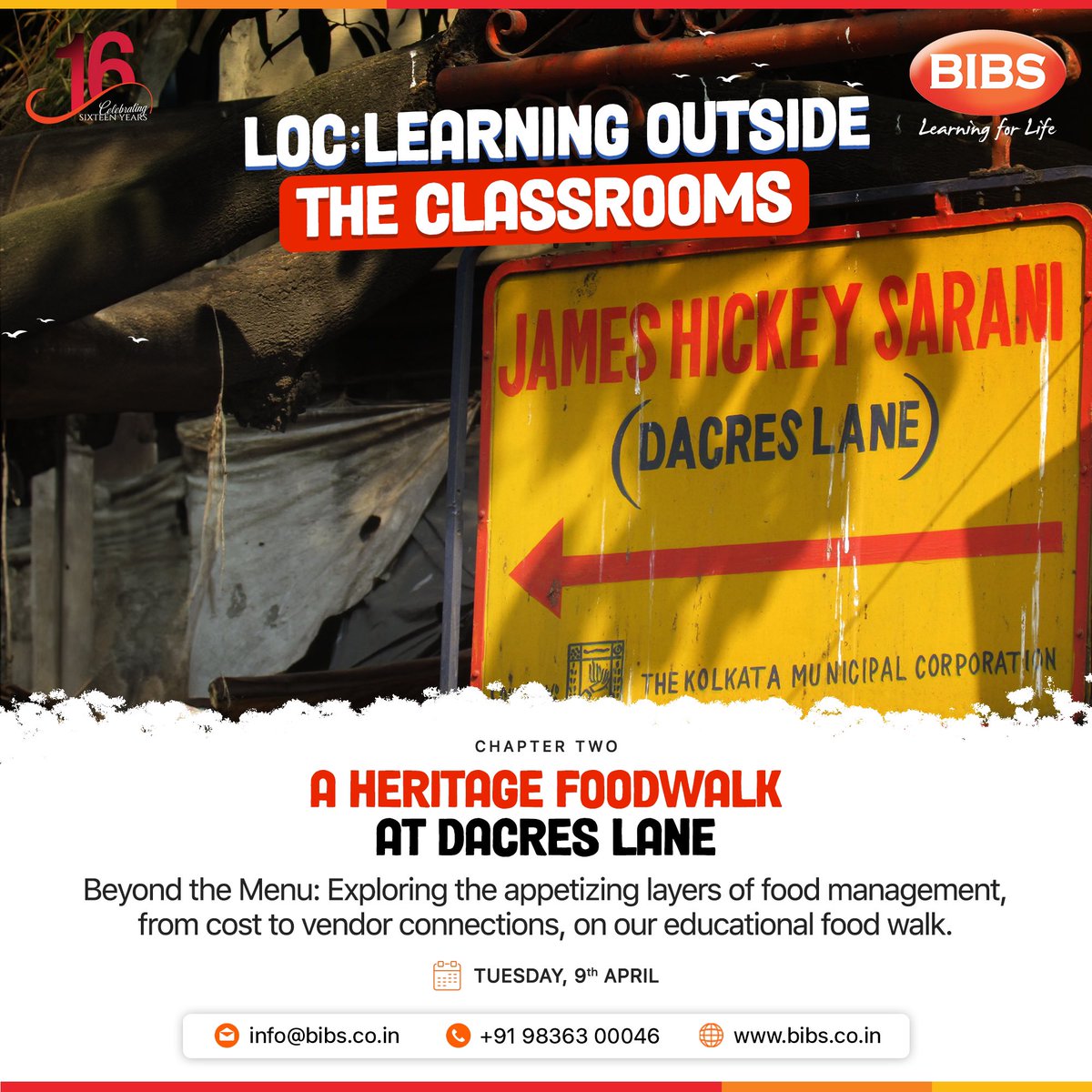 Embark on a journey beyond the confines of classrooms with our exciting new program, Learning Outside the Classrooms (LOC)! 🌟

📍Dacres Lane

#LearningOutsideTheClassrooms #ExploreLearnGrow #BeyondTheClassroom #HandsOnLearning #KolkataAdventures #EducationalExcursions #BIBSLOC