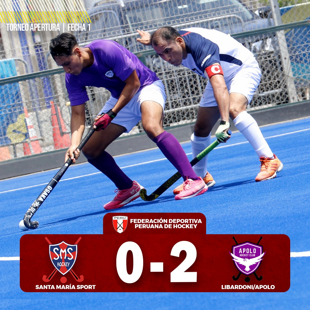 #Nacional2024 | Triunfo del renovado Libardoni/Apolo por la fecha 1 del Apertura de #Hockey en #VMT.
Resultado oficial:
Santa María Sport 0️⃣
Libardoni/Apolo 2️⃣
Más detalles en: instagram.com/p/C5fM9Tht5iY/…