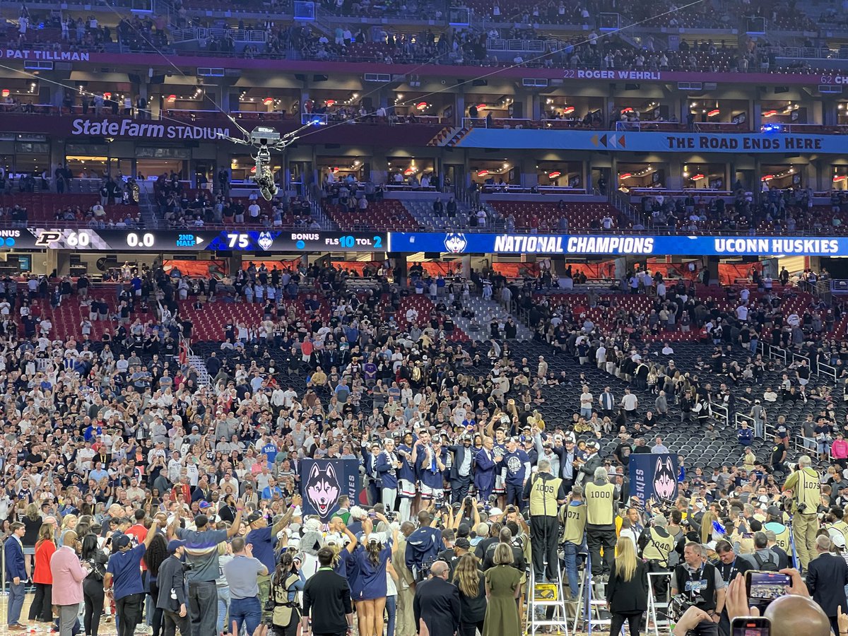 Connecticut is back to back champions…