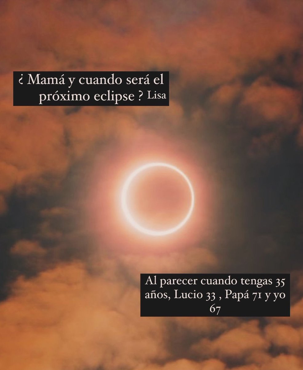 ¿Cuándo será el próximo eclipse solar total visible en México? Será en 28 años , el sábado 30 de Marzo del 2052 …. ¿ Cuantos años tendrás ? …. ⬇️ Hagan el cálculo