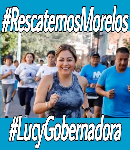 #ElCambioLoHacemosJuntos 
#RescatemosMorelos 
#LucyGobernadora #Morelos #LigadeGuerreros #Cuernavaca #Temixco #Cuautla #Jojutla #Yecapixtla @LucyMezaGzm