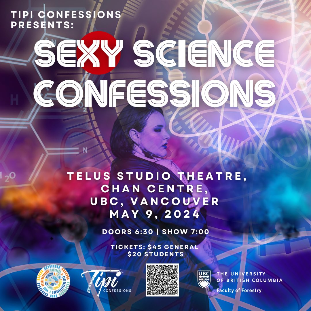 ⚗️ We are BACK with another edition of Sexy Science Confessions, this time in Vancouver! May 9, 2024, in collaboration with the Global Indigenous Leadership in Genomics Symposium PURCHASE TICKETS HERE lnkd.in/gHNZX8Sf