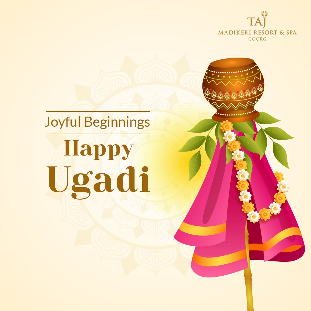 Wishing you and your loved ones a joyous and prosperous Ugadi. May this auspicious occasion bring abundant blessings and endless happiness to your lives.

#TajMadikeri #TajHotels #Coorg #Madikeri #Karnataka #KarnatakaTourism #LuxuryHotel #HappyUgadi