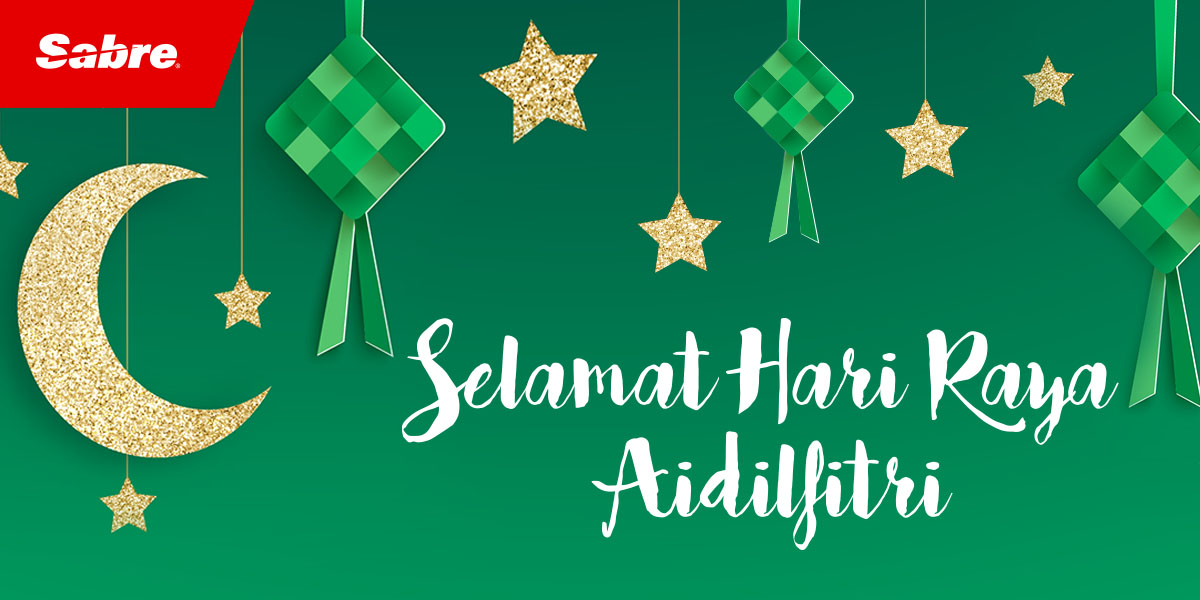 Sabre wishes all our Muslim friends Selamat Hari Raya Aidilfitri! May you have a joyous celebration, and your home be blessed with love, peace and joy! 
 
 #Sabre