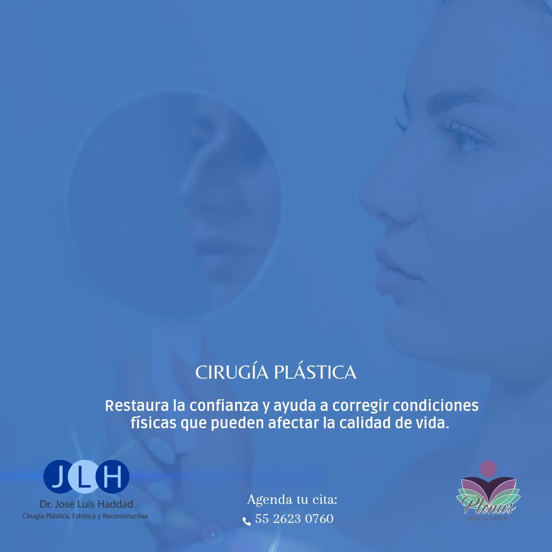 💫 La cirugía plástica no se trata solo de cambiar la apariencia externa por motivos superficiales. 

 #CirugíaPlástica #Salud #Confianza #DrJoséLuisHaddad #cirugiareconstructiva  #CirujanoPlásticoCertificado