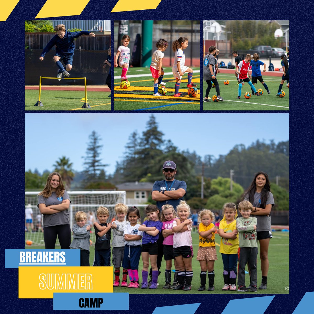 santacruzutdfc's tweet image. 🌞 ⚽️
2024 Summer Camp registration is now open! Join us for a summer of fun with our skilled coaches Visit the link below for more information. 
santacruzbreakers.org/summer
#santacruzbreakers #soccersummercamp #goals #soccer #youthsoccer #soccerskills #soccerlife #santacruz