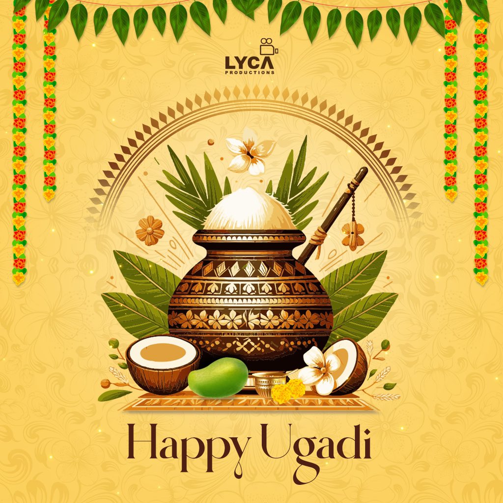 Lyca Productions wishes you a Happy Ugadi 🥭 filled with new beginnings, prosperity, and happiness! ✨🌾 #HappyUgadi #Ugadi2024