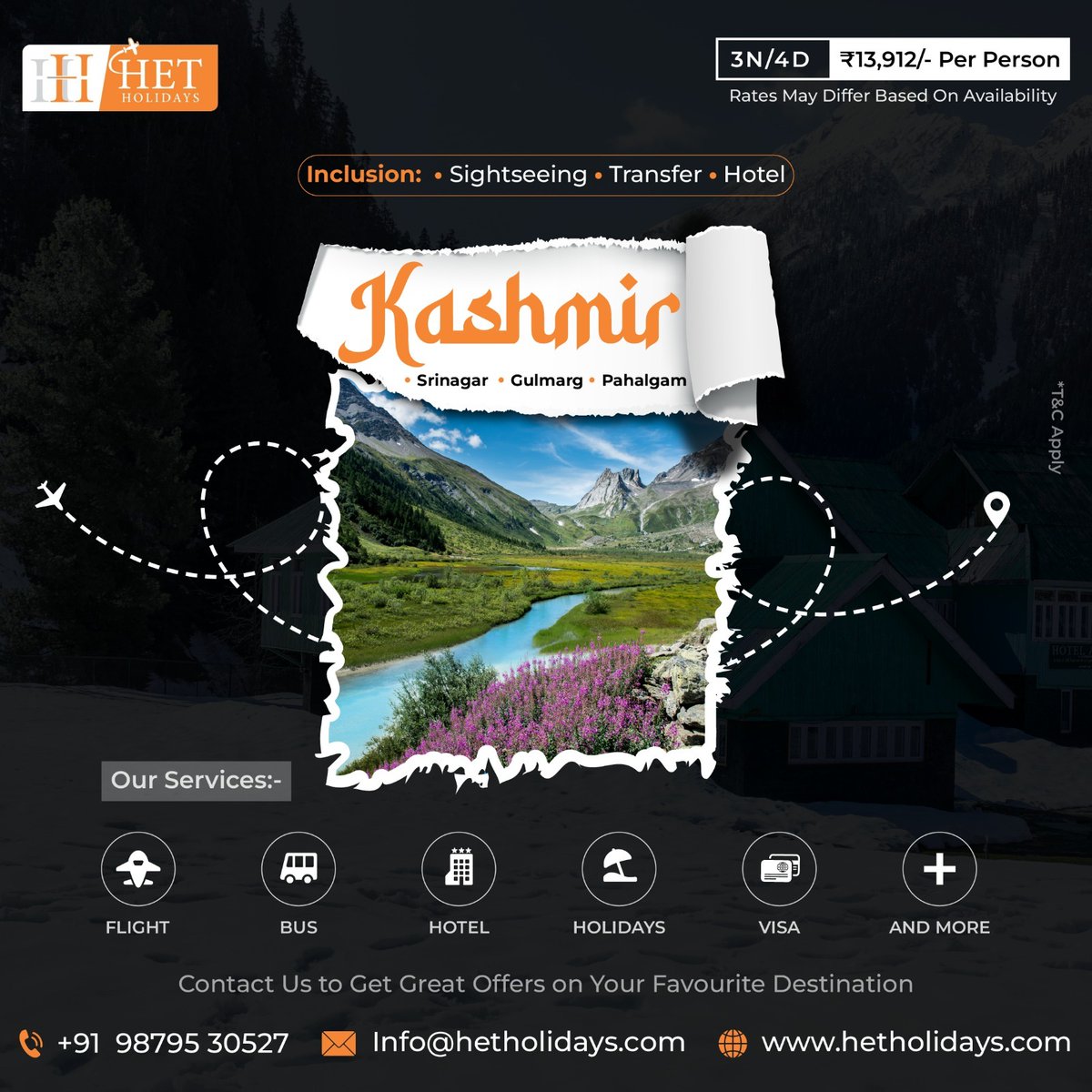 Experience the beauty of KASHMIR in your budget with HET HOLIDAYS 🤩

🌐 Website: hetholidays.com

#hetholidays 
#Srinagar #srinagarpackages #gulmargpackages #pahalgampackages #kashmir #kashmirpackages #kashmirtrip #kashmirvacation #kashmirpackages #kashmirtravel