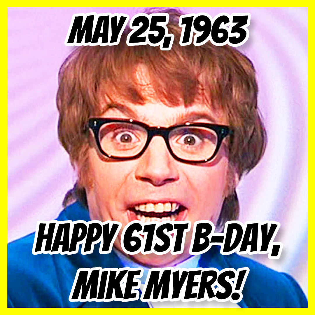 Happy 61st #Birthday, Mike Myers!!! What's YOUR #favorite #MikeMyers Movie??!! #BDay #Movie #AustinPowers #WaynesWorld #TheLoveGuru #Shrek