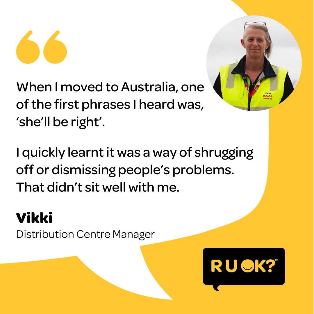 Our struggles don’t disappear the moment we clock on at work. That’s why Vikki, who leads a team of 500 people as a Distribution Centre Manager, is so passionate about creating a safe and supportive environment for her staff. Read Vikki's story at bit.ly/3vGRpv7