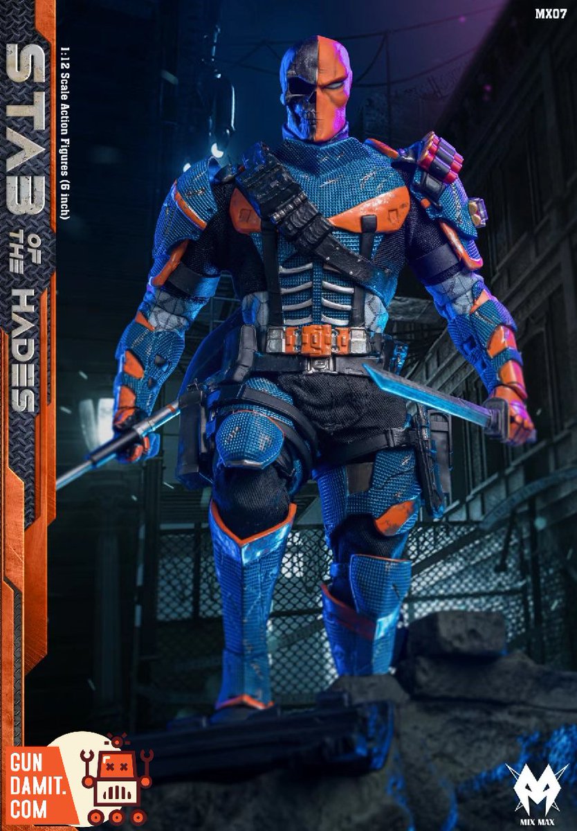 GundamitStore's tweet photo. [Pre-Order] Mix Max 1/12 MX-07 Stab of the Hades Death Slayer
Material: ABS
Scale: 1/12
Full Price Unknown
--------
👇links👇 
https://t.co/QAJuaYC9qy

#DeadlyShooter #Assassin #Sniper #Marksman #Gunman #MX07 
#actionfigure #modelkit #Gundamit #GD https://t.co/A0R2GeFCrU