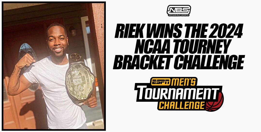 Congratulations to NBS member @RiekSportsTalk on winning the 2024 NCAA tournament bracket challenge #MarchMaddness