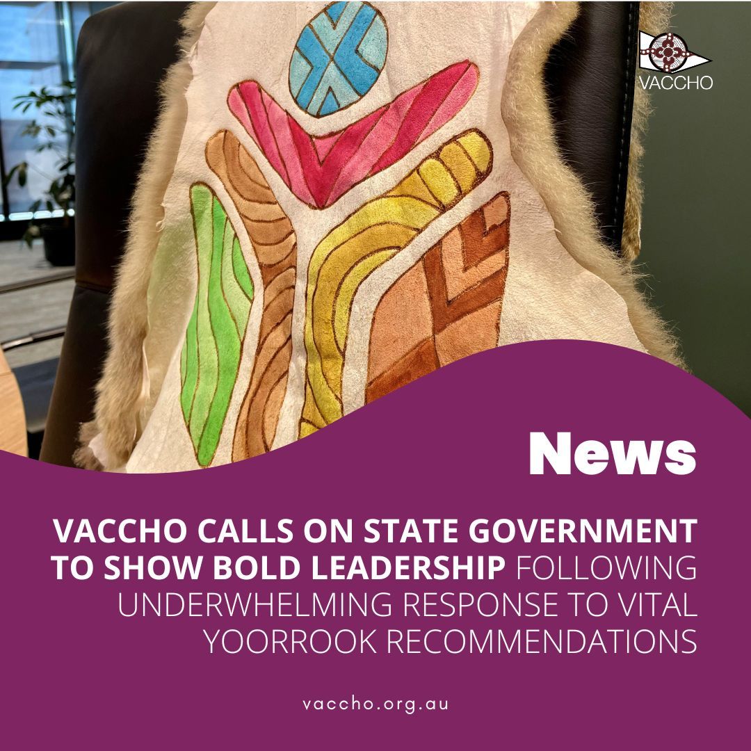 VACCHO acknowledges the Victorian Government’s response to the Yoorrook for Justice Report, but is deeply disappointed by the decision to reject three critical recommendations. Read more here > buff.ly/4cQczaL #VACCHO #LatestNews #YoorookJusticeCommission