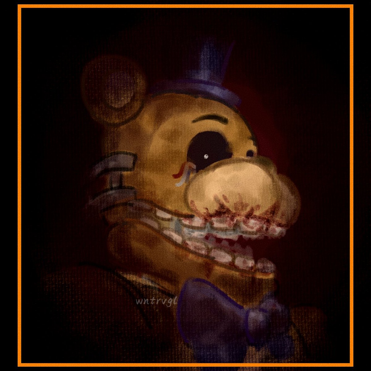 The Bite of 83...

Sorry if I had to reupload, I'm just so proud of this one
#FNAF #fnaffanart #FiveNightsAtFreddys #fredbear #fnaf4