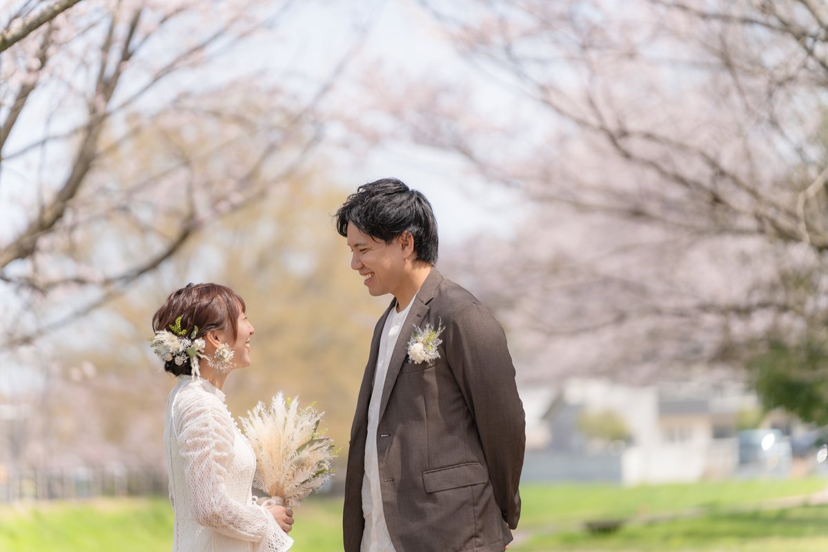 桜の下でカジュアルウエディング👰

＃さくら ＃ポートレート
#これsonyで撮りました 
#stockphotographer #stockphotography 
#モデルしてくれる方募集中