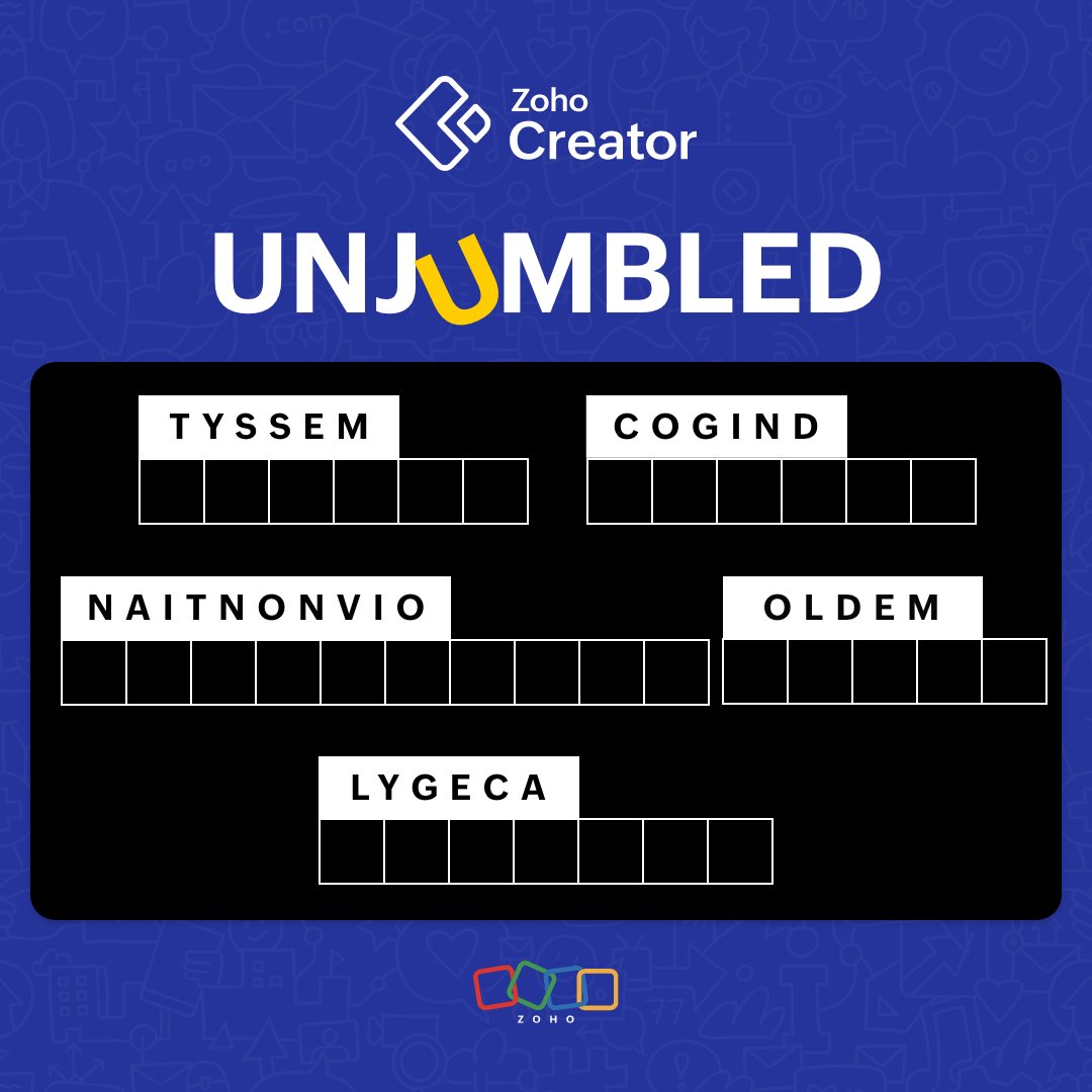 Decipher the words and test your tech skills in our latest edition of #Unjumbled. Drop your answers in the comments!