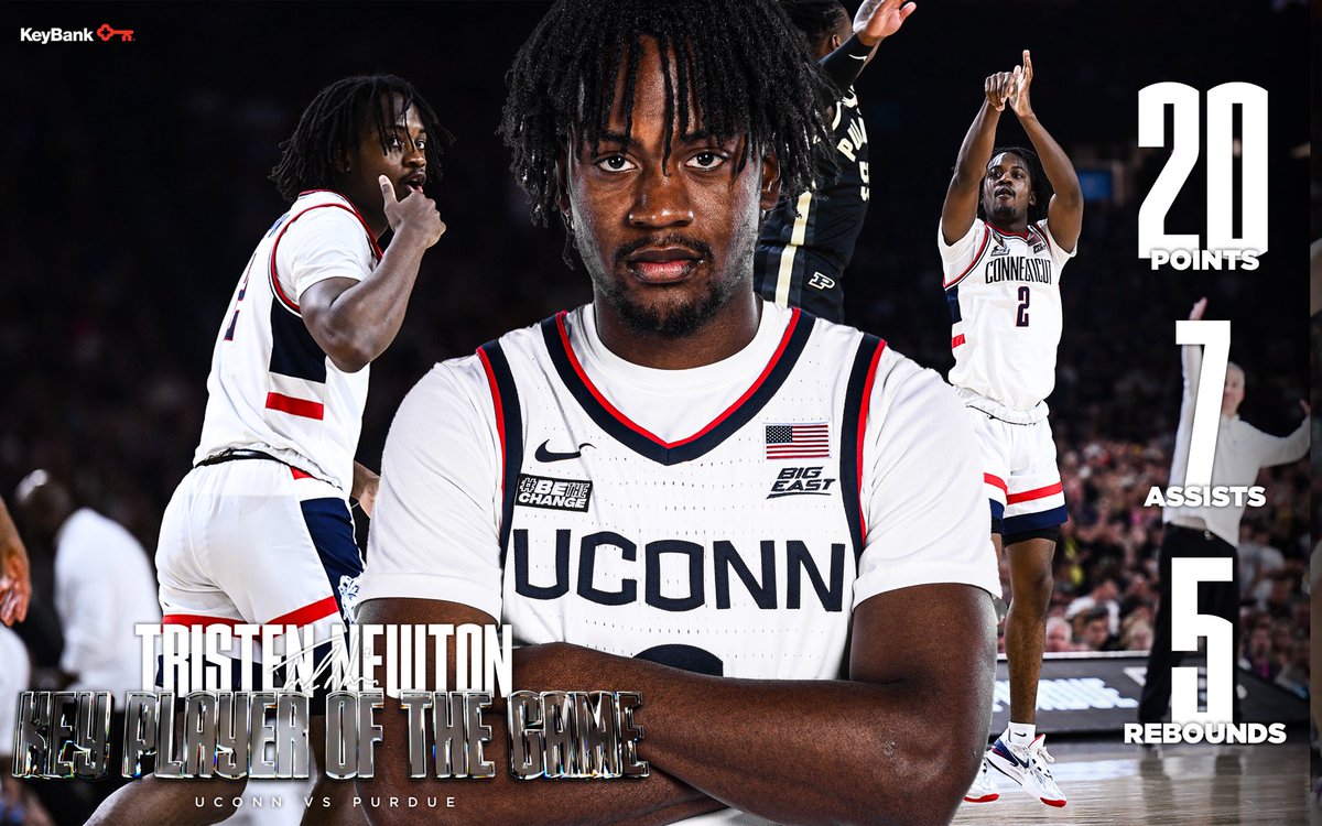 UConnMBB's tweet photo. player of THE game. 

#EVERYTHING | @keybank https://t.co/saICsUTPa6