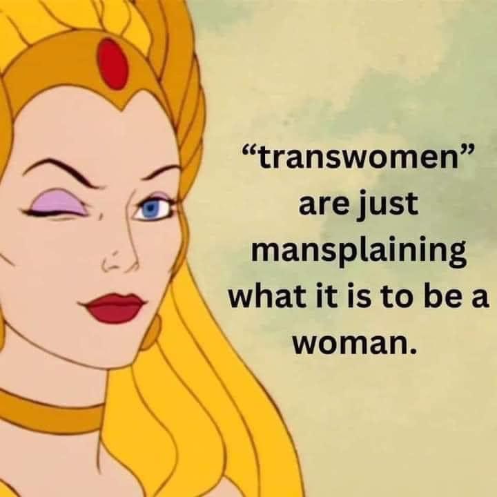 #mansplaining #TransDayOfVisability #TransDayOfVisibility #Transsexual #TransWomenAreConMen #transwomen 🤔😬
🏳️‍🌈🏳️‍⚧️