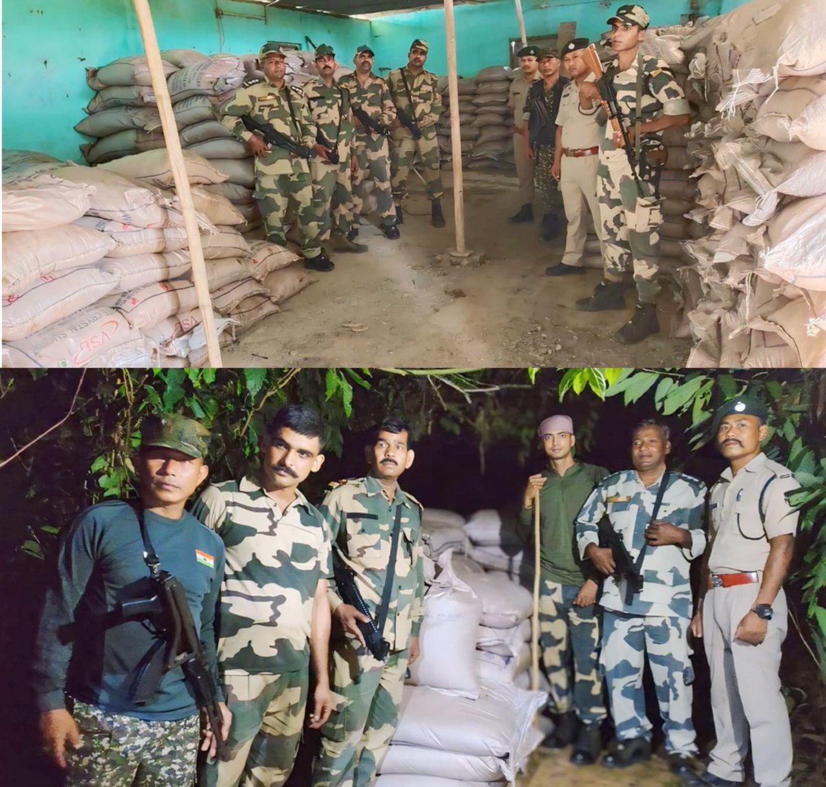 #BREAKING_NEWS #AlertBSF troops during joint Ops with #MeghPolice seized a huge quantity of sugar & dry betel nuts in South Garo Hills, which meant to smuggle to #Bangladesh through #IndoBangladeshBorders #HinduNewYear #mumbaimetro #AkshayKumar