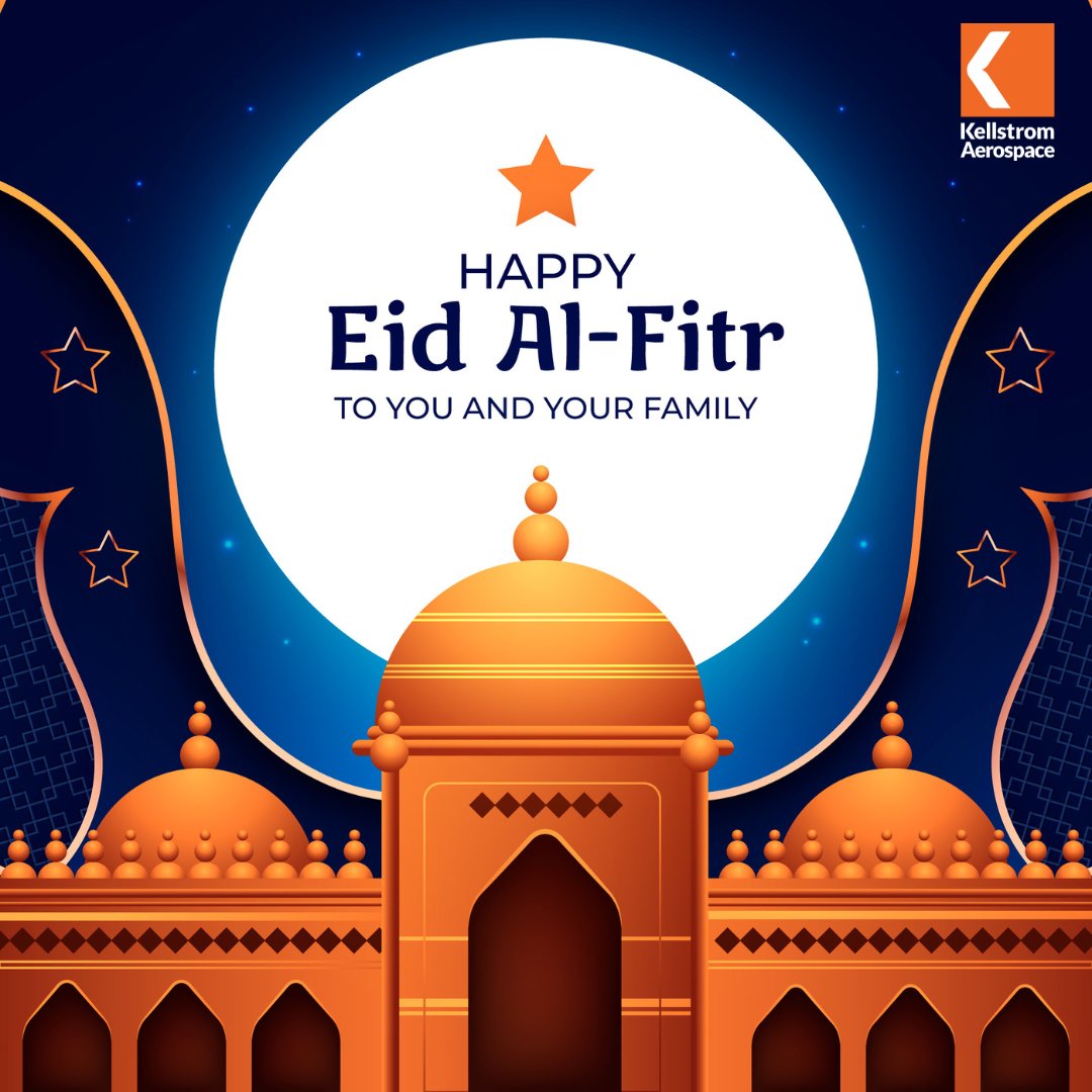 Sending those who celebrate all our best wishes on the occasion of Eid. 

#EidAlFitr #KellstromAerospace
