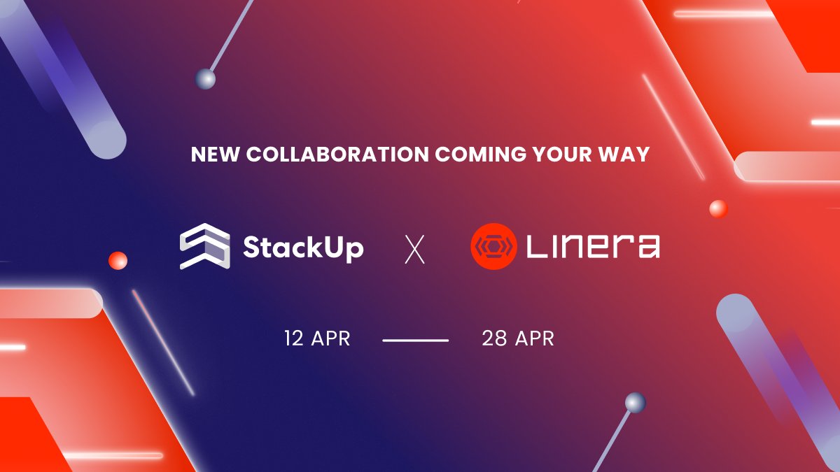 Heard of #microchains? We’re teaming up with @linera_io, pioneer of this infrastructure, to let you discover the power of these lightweight chains inspired by research at @Meta! Imagine a world where end-users have their own blockchain 🌍 Stay tuned! ➡️ go.stackup.dev/linera-sutw