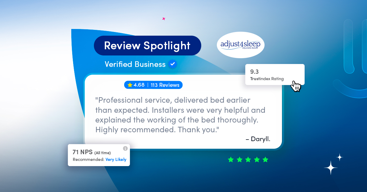 Shopping for a bed but it's a real snooze? 😴 #Mzansi seems to love Adjust4Sleep's service and adjustable beds. ⭐ Check them out, and leave your own review if you've had a recent experience with them: hubs.li/Q02s5v_Y0 #AdjustableBed #SouthAfrica #CustomerFeedback