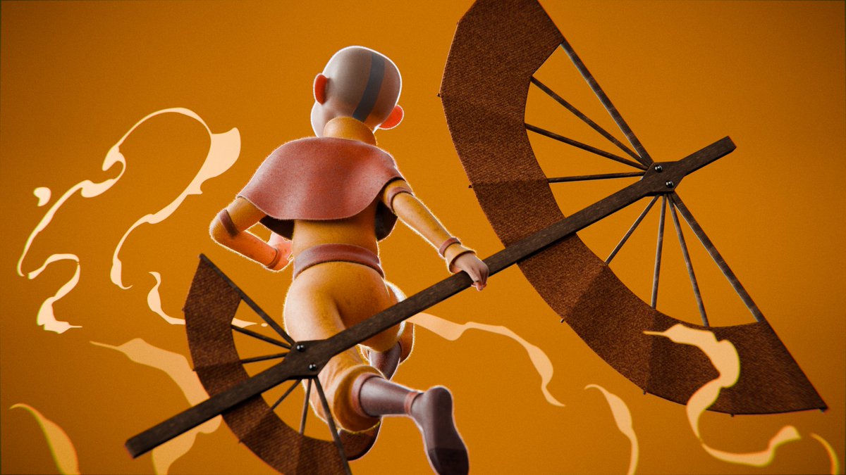 3d_rishabh's tweet image. Aang from avatar the last airbender.
Fan art
Sculpted in @maxonzbrush