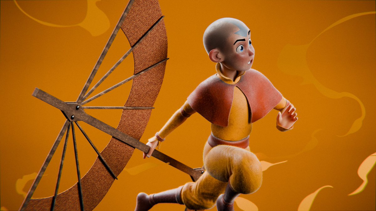 3d_rishabh's tweet image. Aang from avatar the last airbender.
Fan art
Sculpted in @maxonzbrush