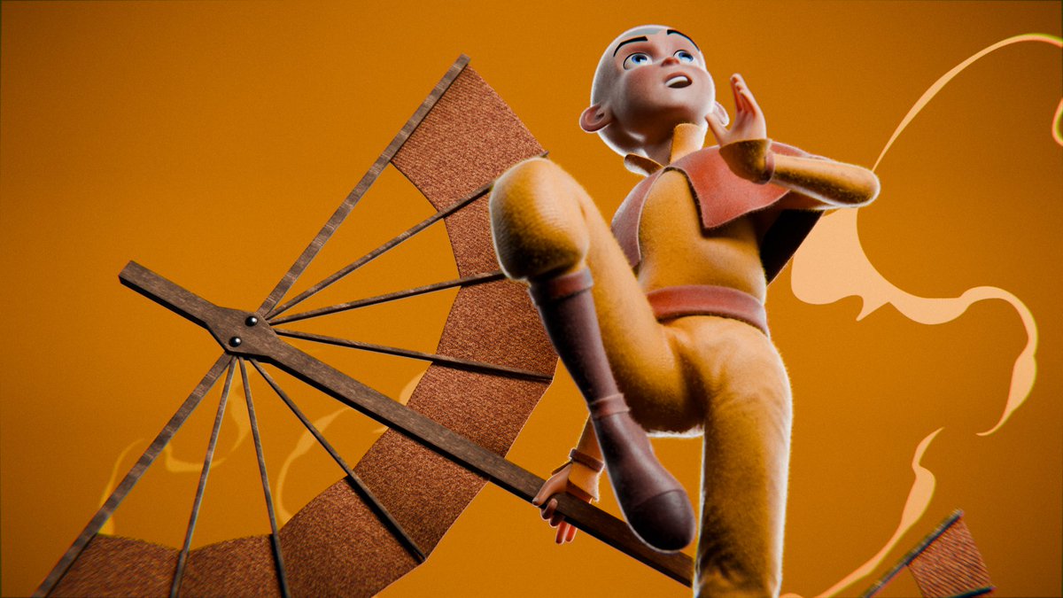 3d_rishabh's tweet image. Aang from avatar the last airbender.
Fan art
Sculpted in @maxonzbrush