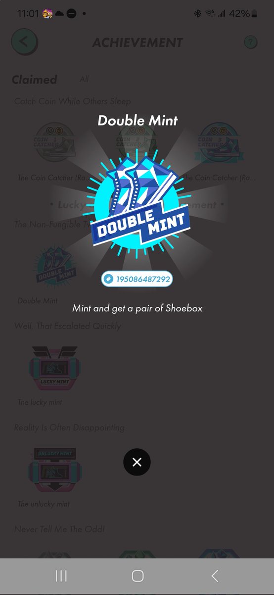 GreyCryptoNewb's tweet photo. First ever double mint, AND I got a RARE from a 2 X Uncommon mint....BOOM!  Activation code 35446896. https://t.co/LAERhnquvf
