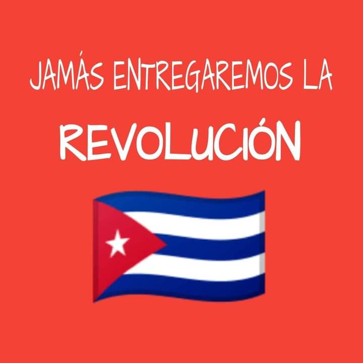 Jamas...
#EstaEsLaRevolucion
#UnidosXCuba
#AmorInfinito