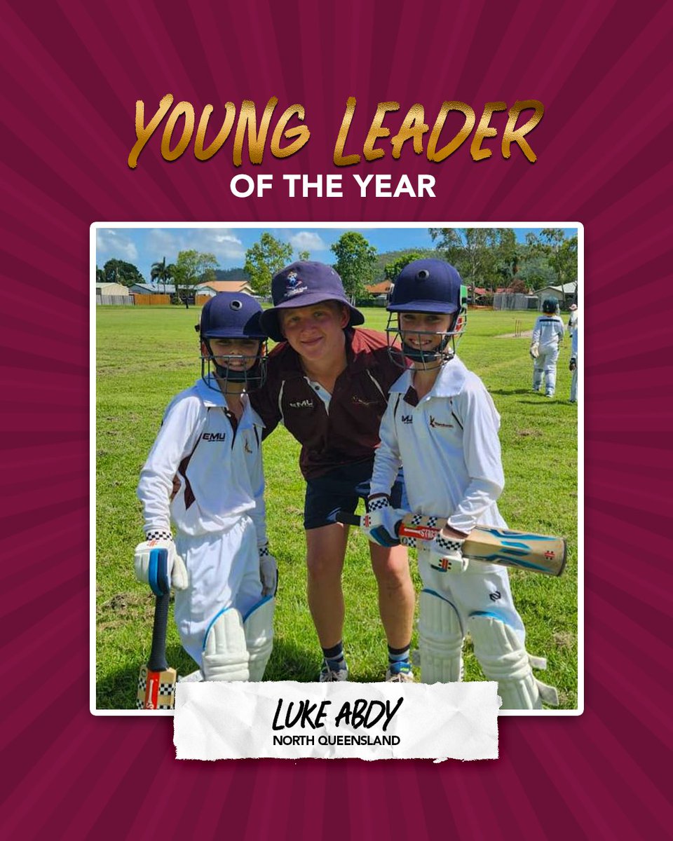 Congratulations to Young Leader of the Year winner, Luke Abdy! 🏆