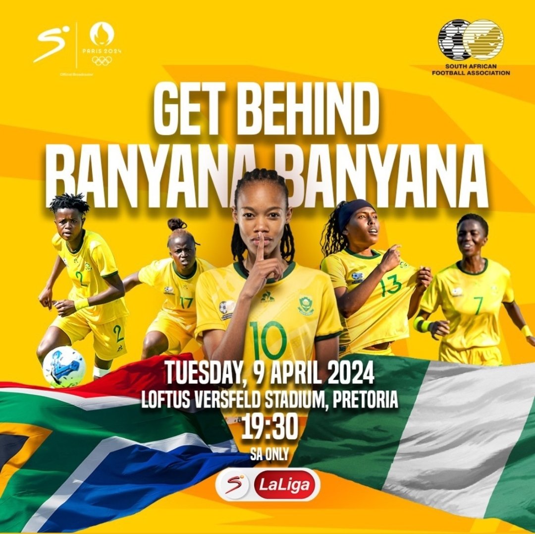Vukani, vukani, vukani! It's @Banyana_Banyana day Tune in or go to the stadium, the ladies need your support