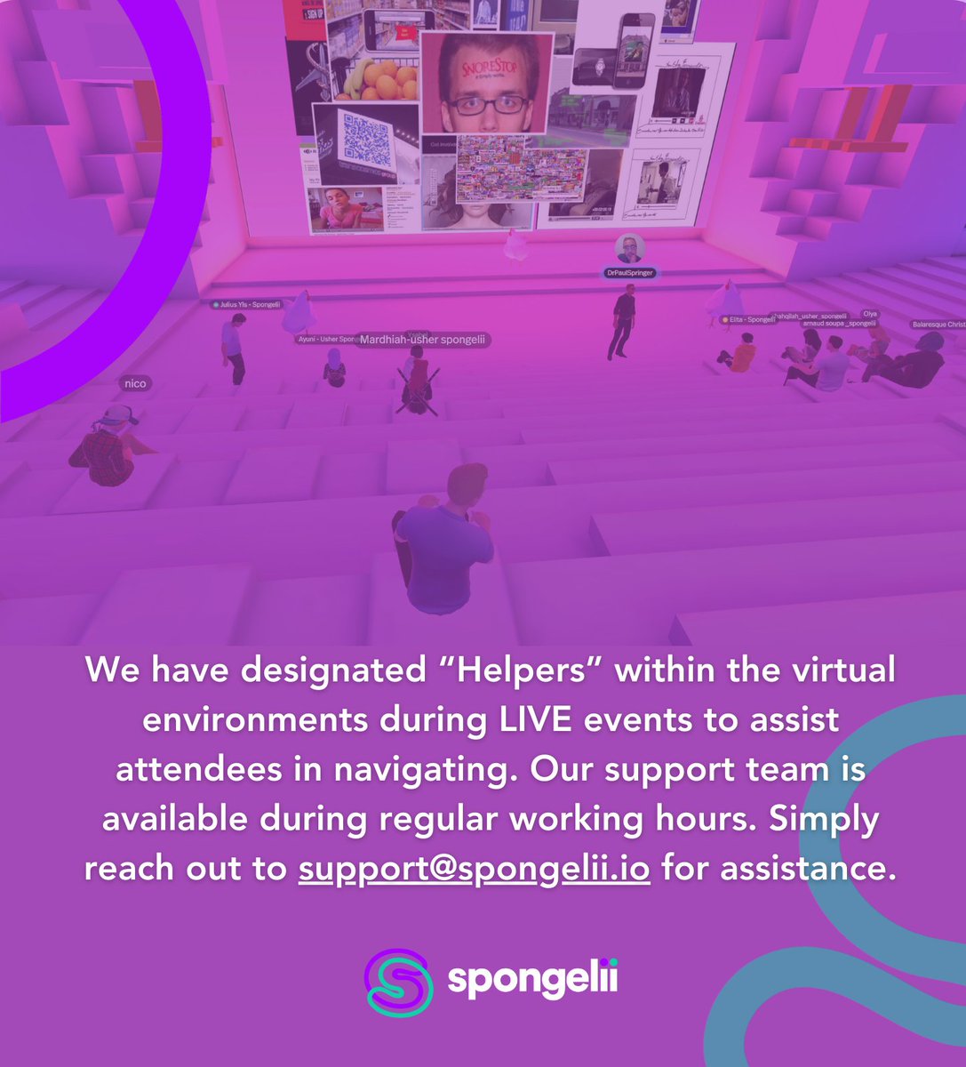 Immerse yourself in knowledge with Spongelii. 📚 Our virtual gatherings transcend physical limitations, offering a seamless learning experience for all. Join us as we revolutionize education! #VirtualLearning #ImmersiveExperience