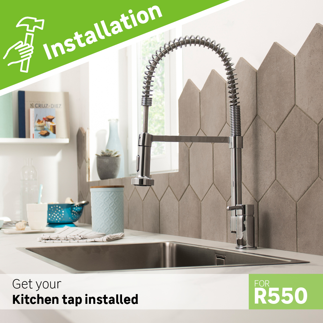 LeroyMerlinSA1's tweet image. Get your kitchen tap installation done by a professional. 🚰 🛠️ Add it to your purchase online or in-store! 🔗 bit.ly/3N9EIyV Ts &amp;amp; Cs Apply. #LeroyMerlinSA #Installation #KitchenTap