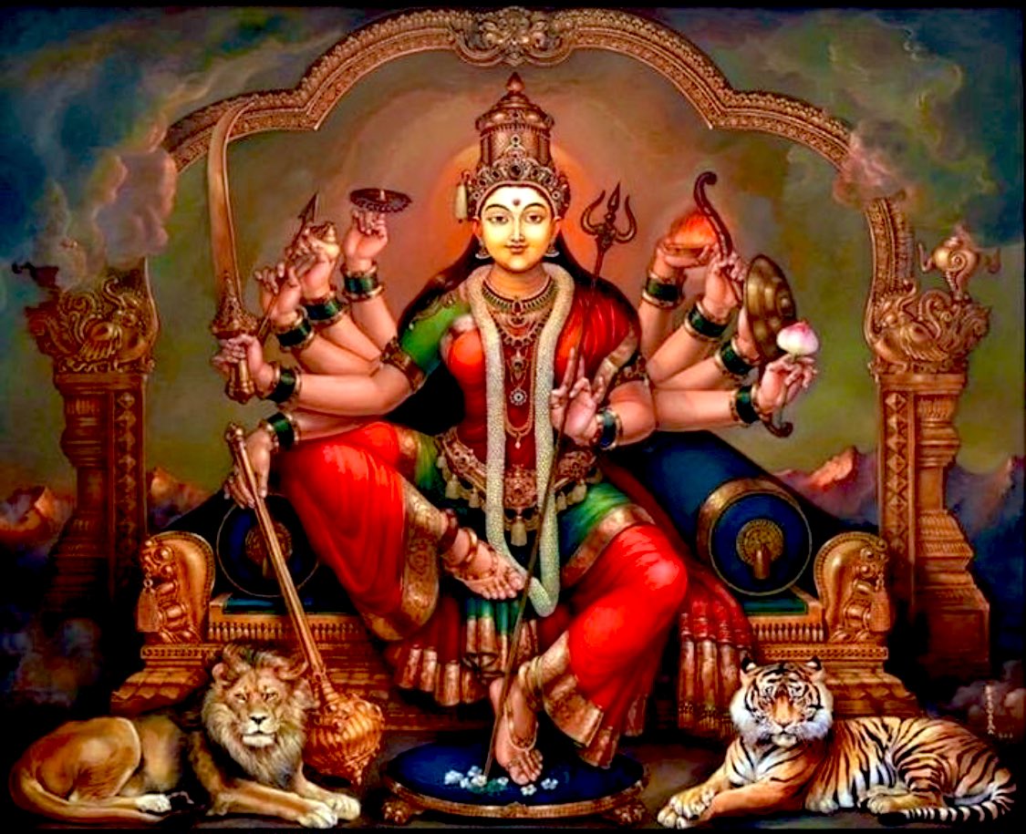 KULADEVI and NAVRATRI 💐
चैत्र नवरात्रि की आप सभी को शुभकामनाएँ🙏💐
अगर आपको अपनी कुलदेवी ज्ञात नहीं हैं तो आप इनमें से एक उपाय कर सकते हैं । 
१)एक नारियल लेकर उसे अच्छे पानी से धो लीजिए । फिर उसपर मौली या कलावा बांध कर उसकी कुमकुम हल्दी अक्षत पुष्प धूप दीप से पूजा कीजिए । मन ही…