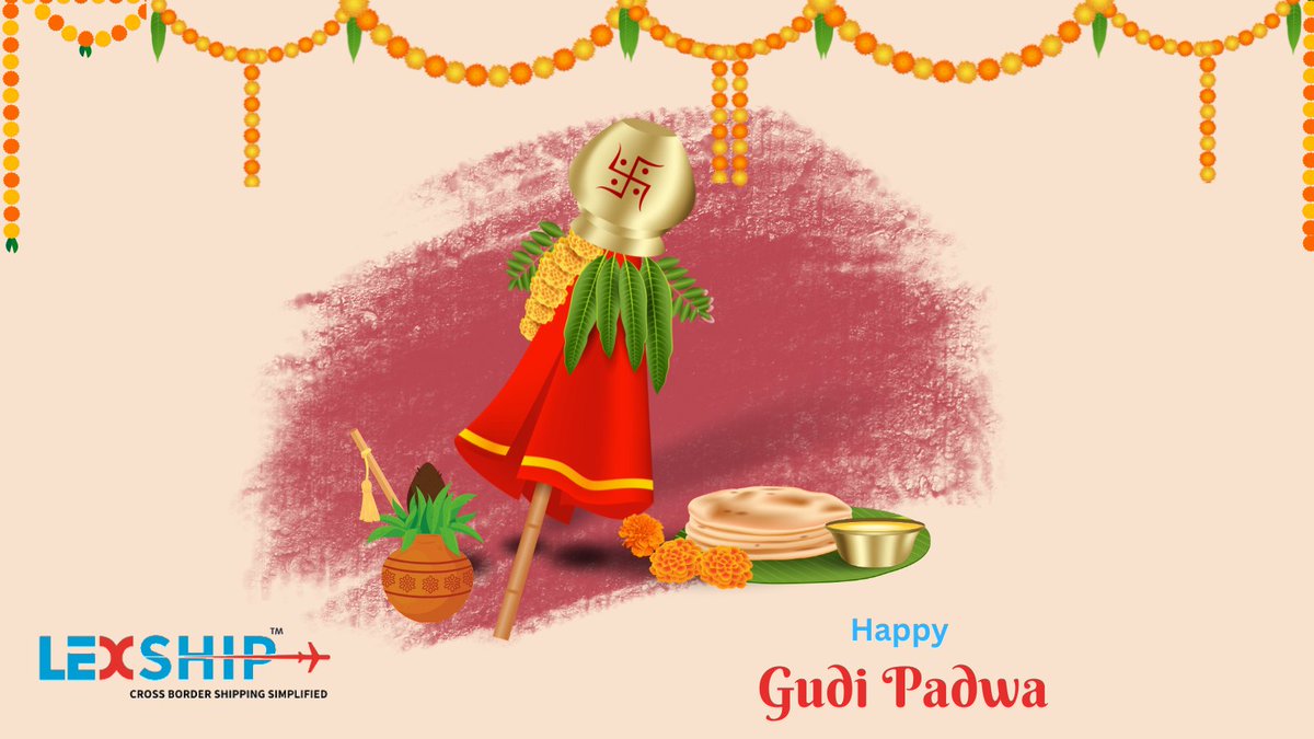 lexvyu's tweet photo. ಸರ್ವರಿಗೂ ಯುಗಾದಿ ಹಬ್ಬದ ಹಾರ್ದಿಕ ಶುಭಾಶಯಗಳು.! 
ఉగాది శుభాకాంక్షలు 
गुढीपाडवा तुमच्या आयुष्यात घेऊन येवो आनंद आणि चैतन्य, या शुभेच्छांनी दिवस करा साजरा 
Navreh Mubarak
Celebrating festivities  across Bharath , Connecting the world
 #lexship #HinduNewYear #crossbordercommerce https://t.co/mkppAsTZ1L