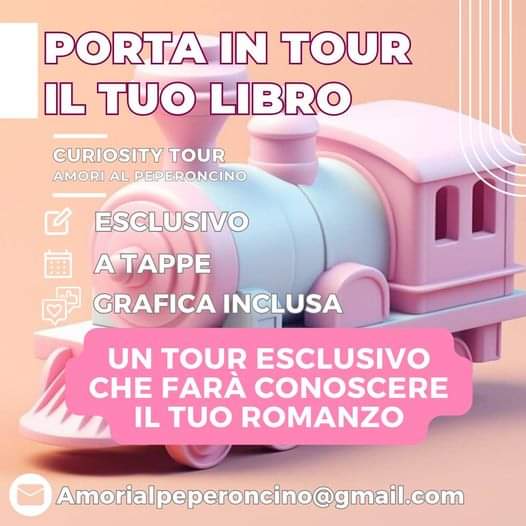Hai già provato questa nuova ed esclusiva idea targata Agenzia di Servizi Editoriali Amori al Peperoncino 🥳
Il Curiosity Tour ti attende, sei pronta? ❤️
Ti aspettiamo!
Contattaci in privato o scrivi una mail a amorialpeperoncino@gmail.com