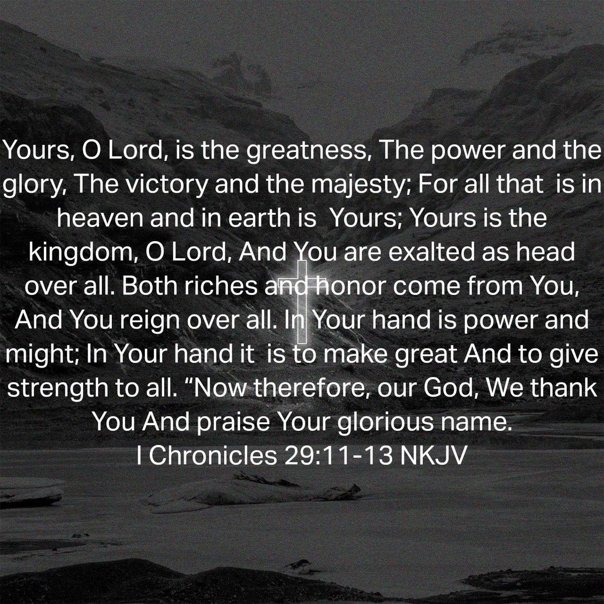 Therefore David blessed the Lord before all the assembly; and David said: “Blessed are You, Lord God of Israel, our Father, forever and ever. 1 Chronicles 29:10