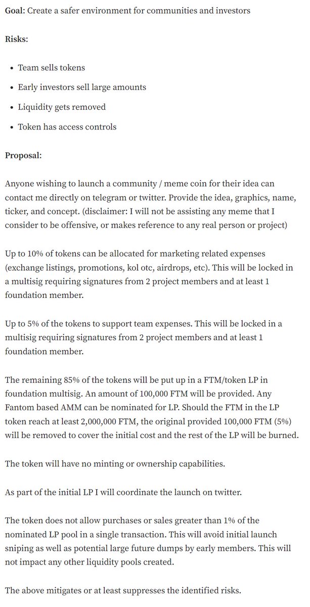 Safer community / meme coins on Fantom
link.medium.com/7bhTAxMaEIb