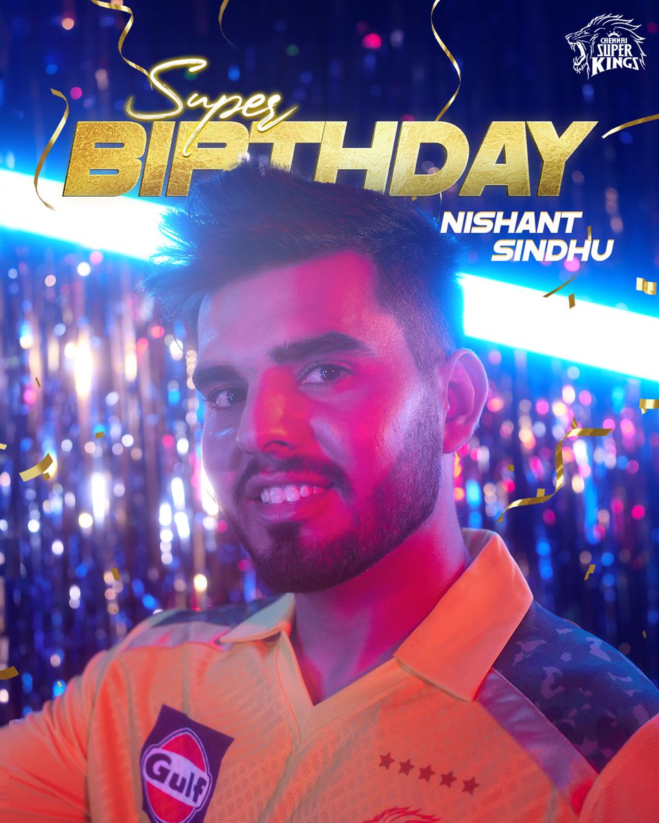 Here's to a year of all-rounded happiness, Nishant!🥳🦁

#SuperBirthday #WhistlePodu 💛